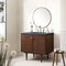 James Martin Vanities Amberly 36in Single Vanity, Mid-Century Walnut w/ 3 CM Charcoal Soapstone Top 670-V36-WLT-3CSP - alternate 4